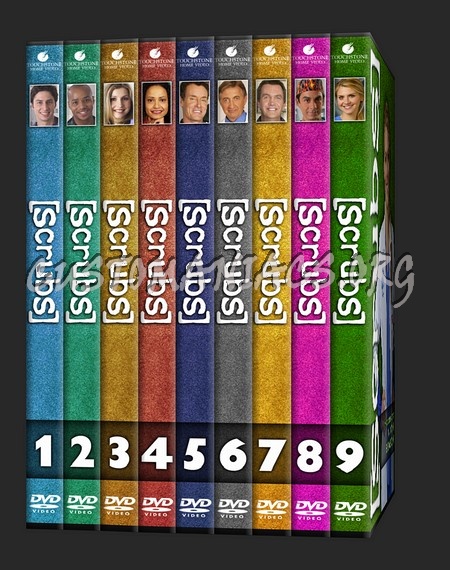 Scrubs S1-S9 dvd cover