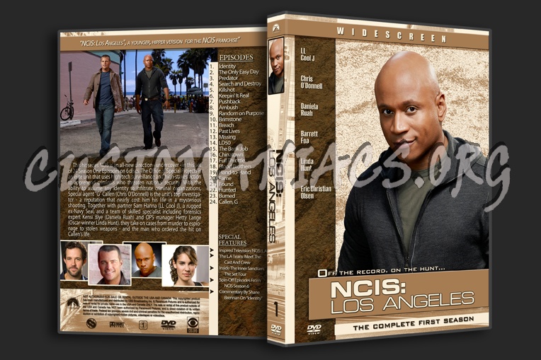 NCIS Los Angeles dvd cover