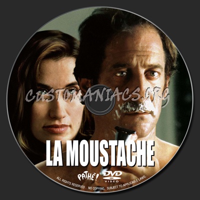 La Moustache dvd label