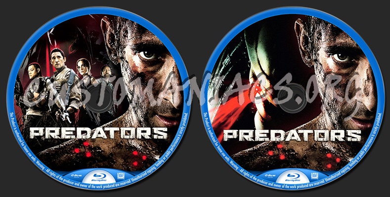 Predators dvd label