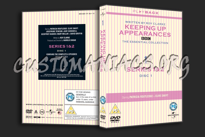 Keeping Up Appearances Series 1&2 Disc 1 dvd cover