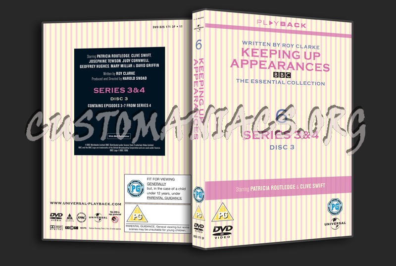 Keeping Up Appearances Series 3&4 disc 3 dvd cover