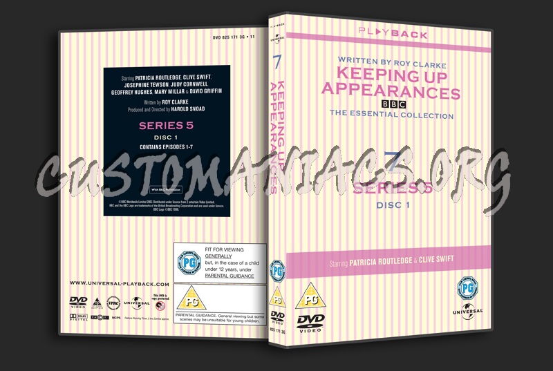 Keeping Up Appearances Series 5 Disc 1 dvd cover