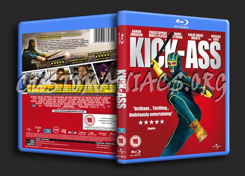 Kick-Ass blu-ray cover