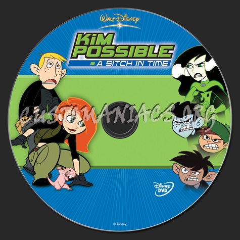Kim Possible A Sitch in Time dvd label
