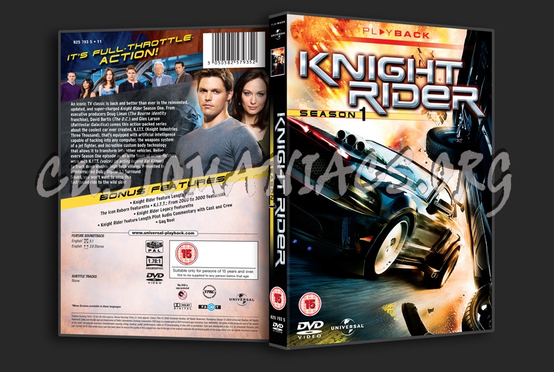 Knight Rider (2008) Season 1 dvd cover