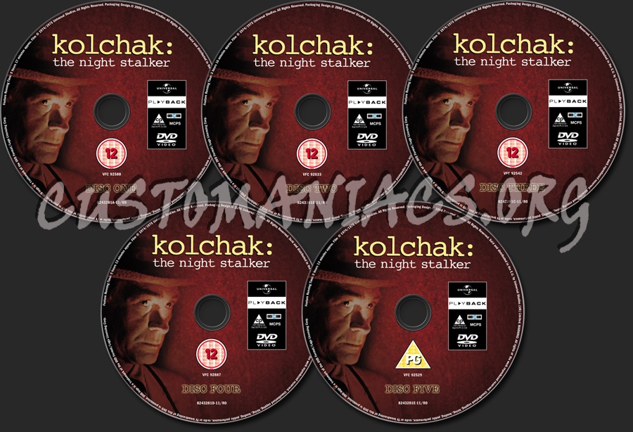 Kolchak The Night Stalker dvd label