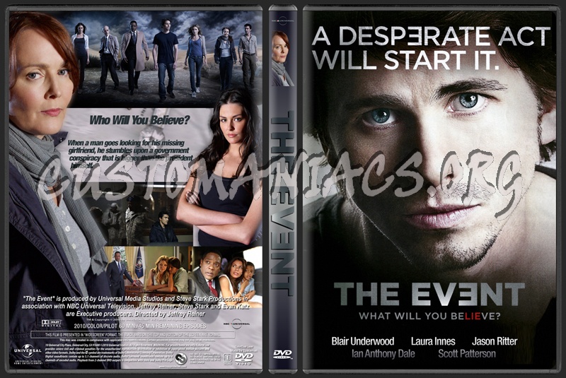 The Event Season 1 dvd cover