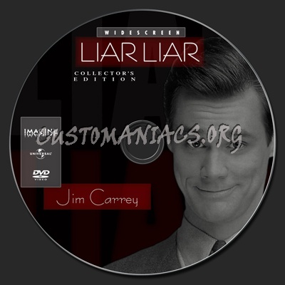 Liar Liar dvd label