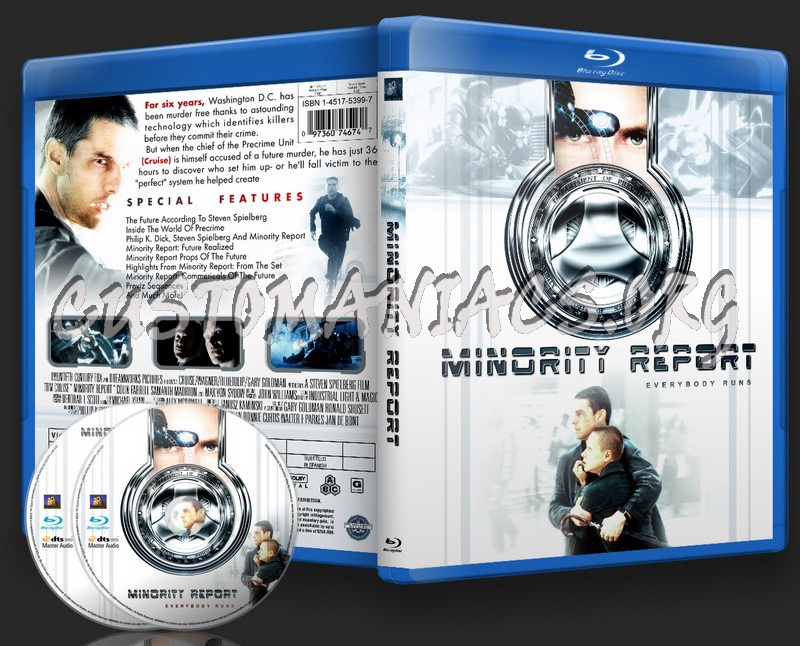 Minority Report blu-ray cover