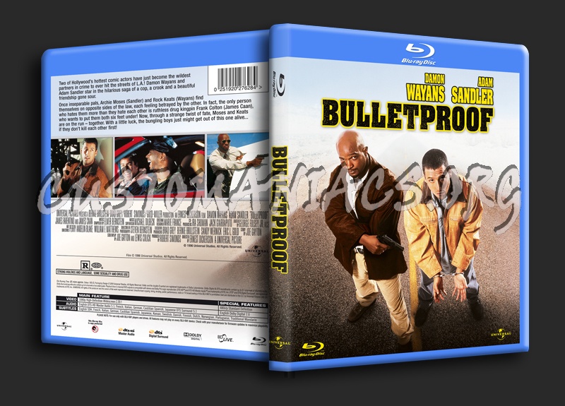 Bulletproof blu-ray cover