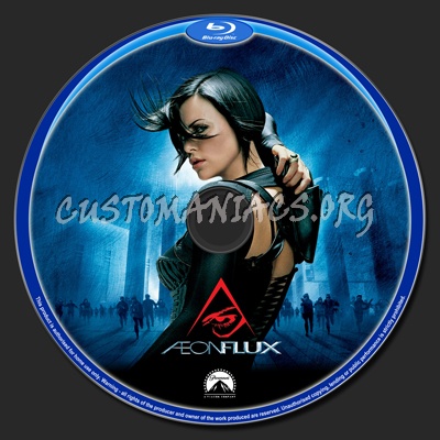 Aeon Flux blu-ray label