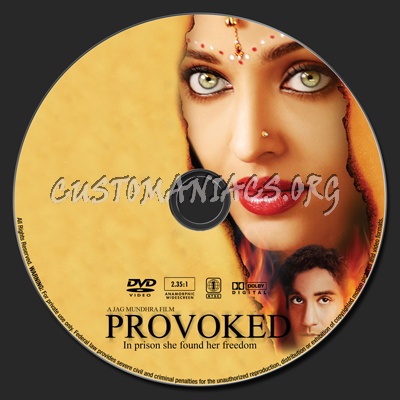 Provoked dvd label