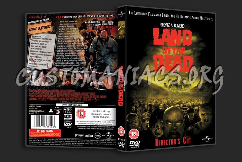 Land of the Dead dvd cover