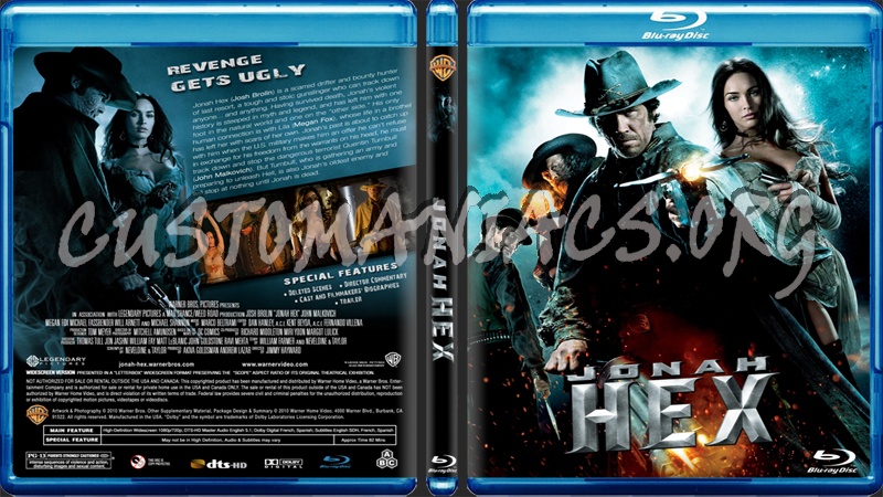 Jonah Hex blu-ray cover