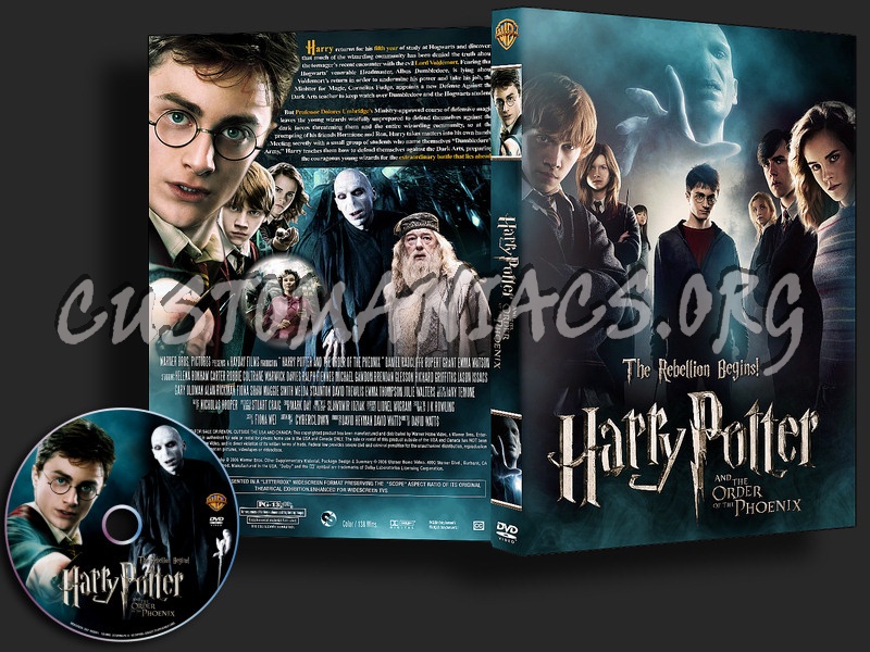 Harry Potter And The Order Of The Phoenix dvd cover