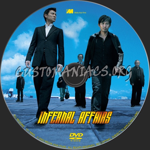 Infernal Affairs dvd label