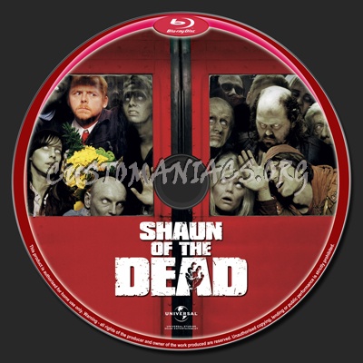 Shaun of the Dead blu-ray label