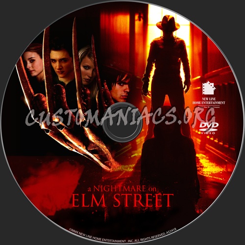 A Nightmare on Elm Street (2010) dvd label