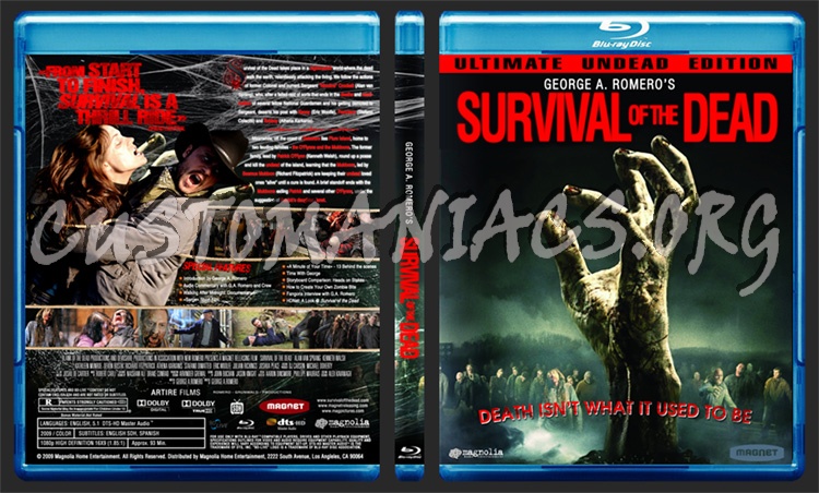 Survival Of The Dead blu-ray cover