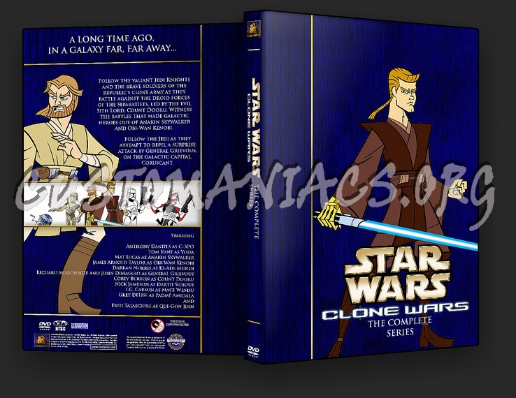 Star Wars: Clone Wars (2003) - TV Collection dvd cover