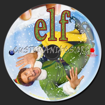 Elf blu-ray label