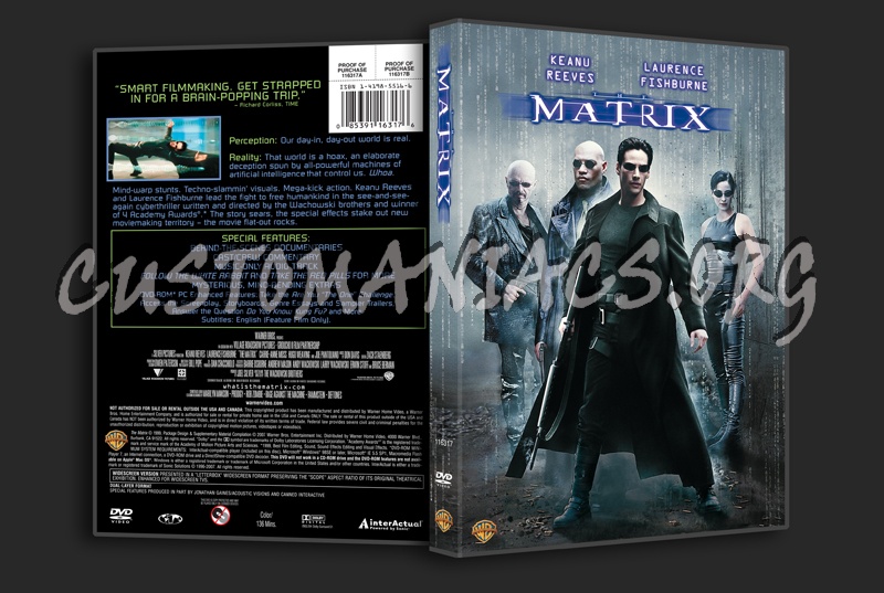 The Matrix dvd cover