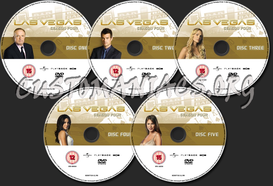 Las Vegas Season 4 dvd label