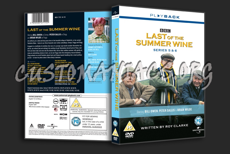 Last of the Summer Wine Series 5 & 6 dvd cover