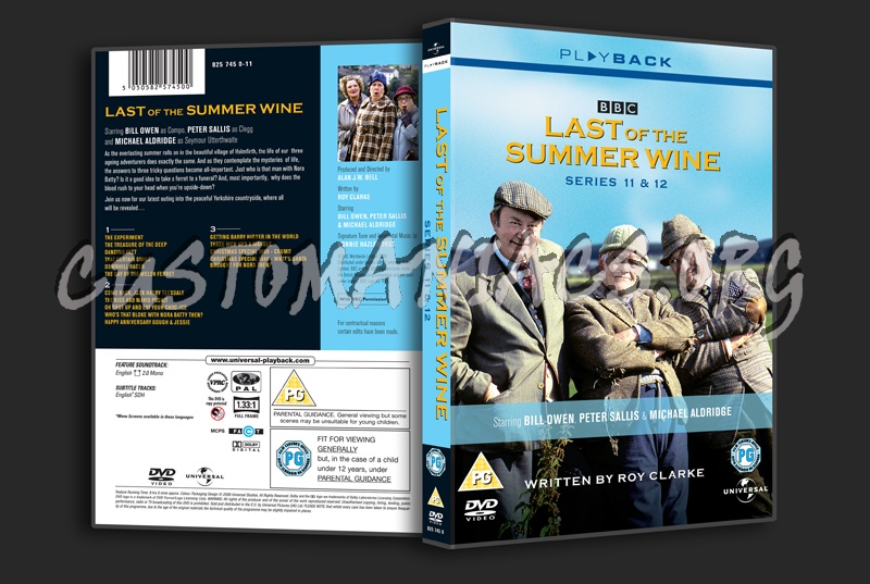 Last of the Summer Wine Series 11 & 12 dvd cover