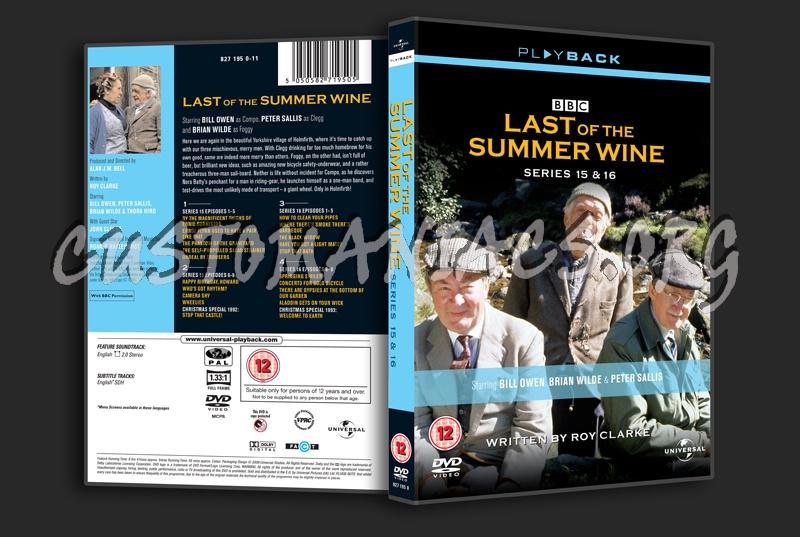Last of the Summer Wine Series 15 & 16 dvd cover