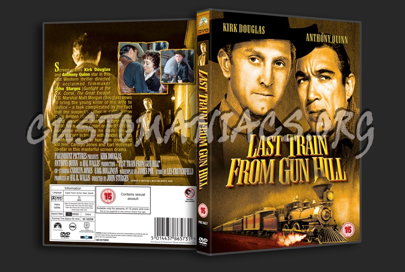 Last Train From Gun Hill dvd cover