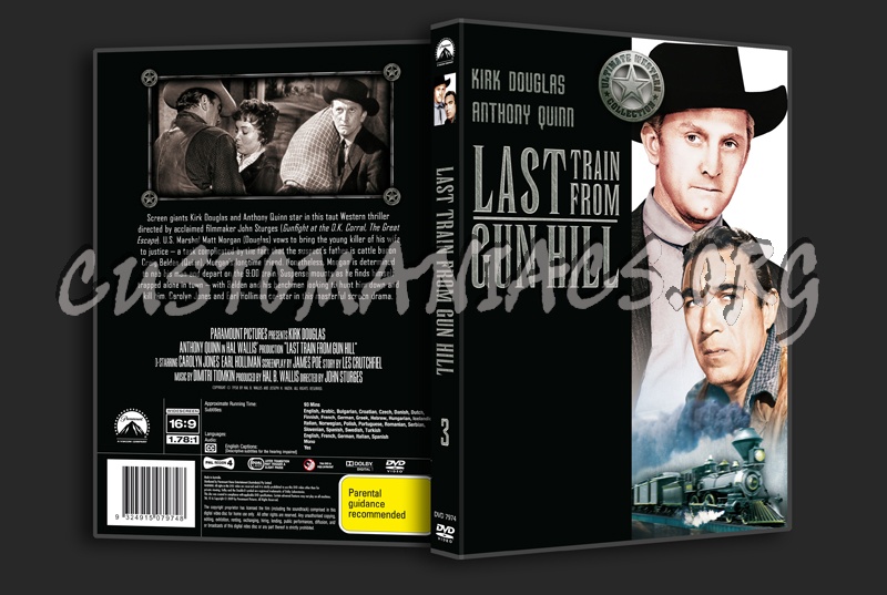 Last Train From Gun Hill dvd cover