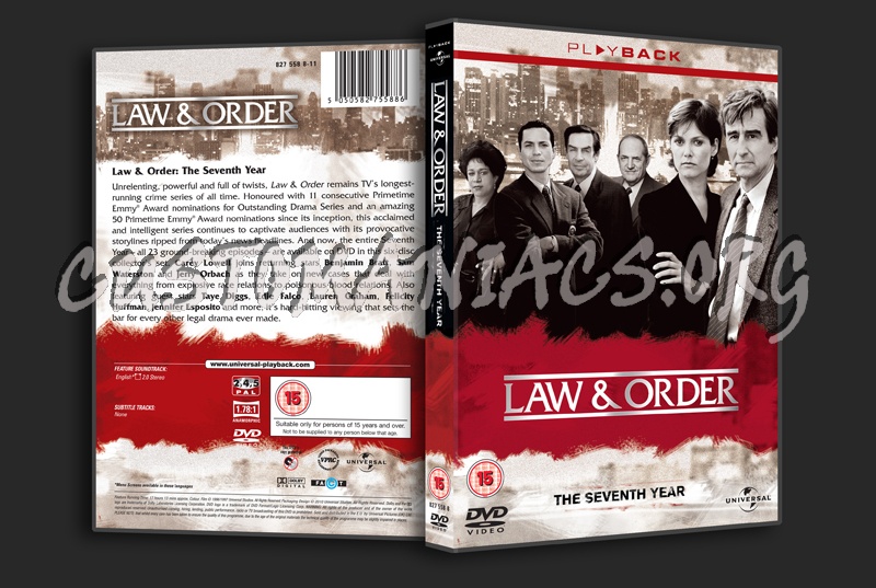 Law & Order Season 7 dvd cover