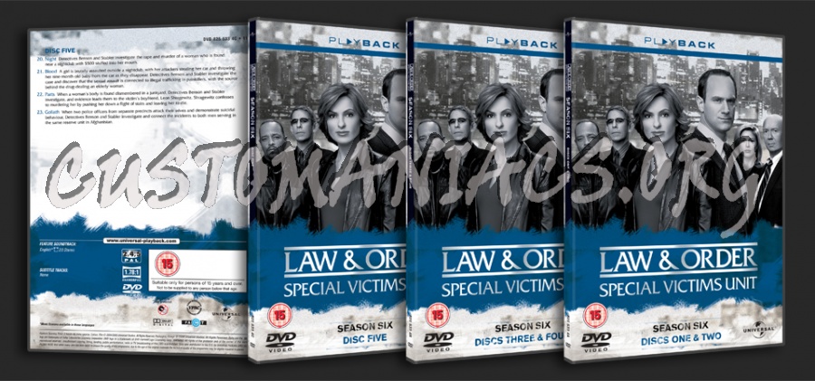 Law & Order Special Victims Unit Season 6 