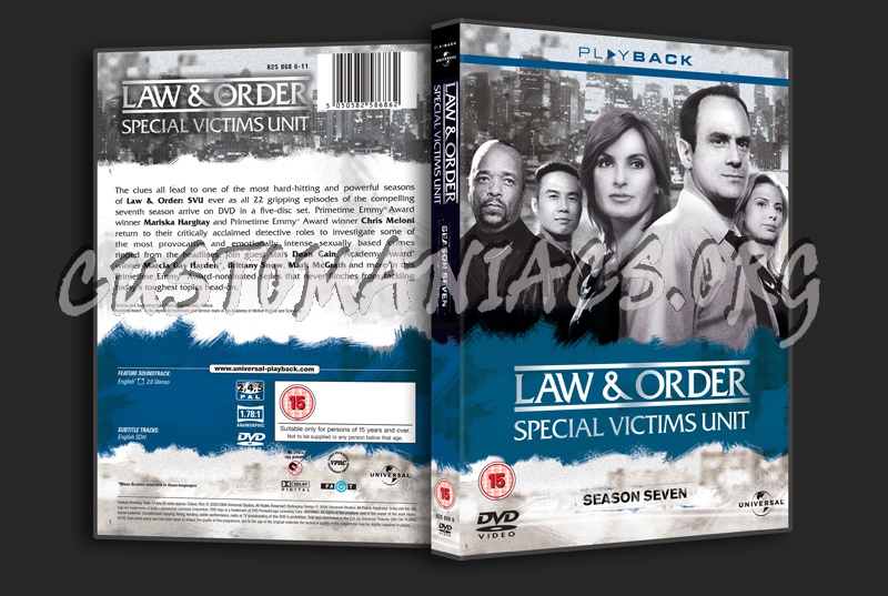 Law & Order Special Victims Unit Season 7 dvd cover