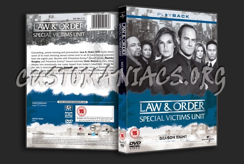 Law & Order Special Victims Unit Season 8 dvd cover