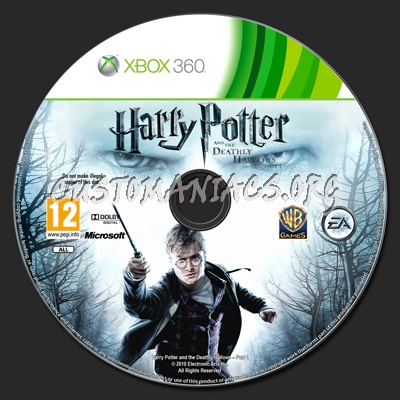 Harry Potter and the Deathly Hallows  Part 1 dvd label