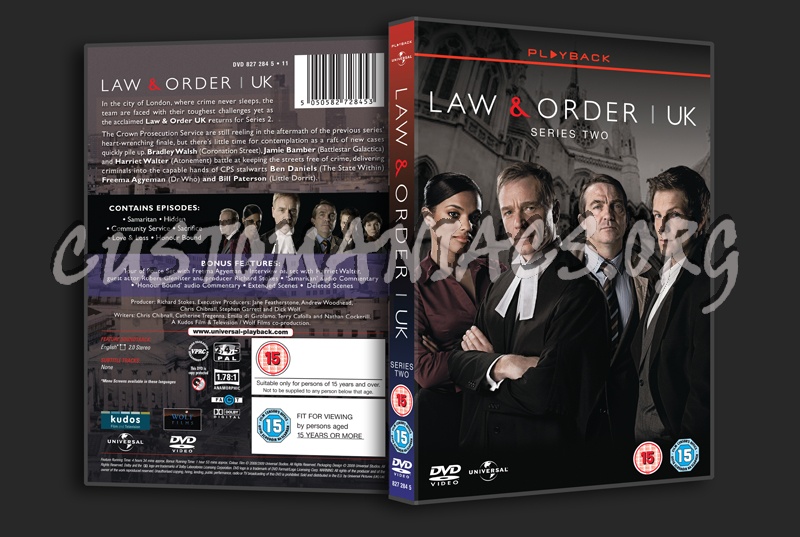 Law & Order UK Series 2 dvd cover