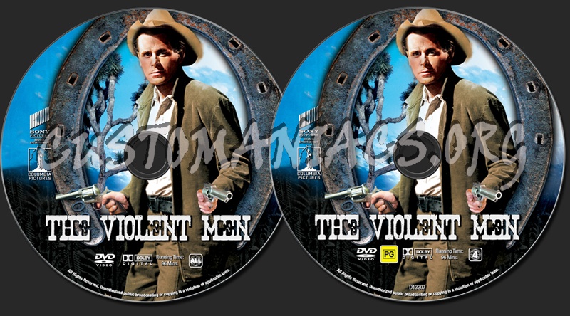 The Violent Men dvd label