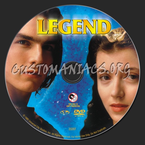 Legend dvd label