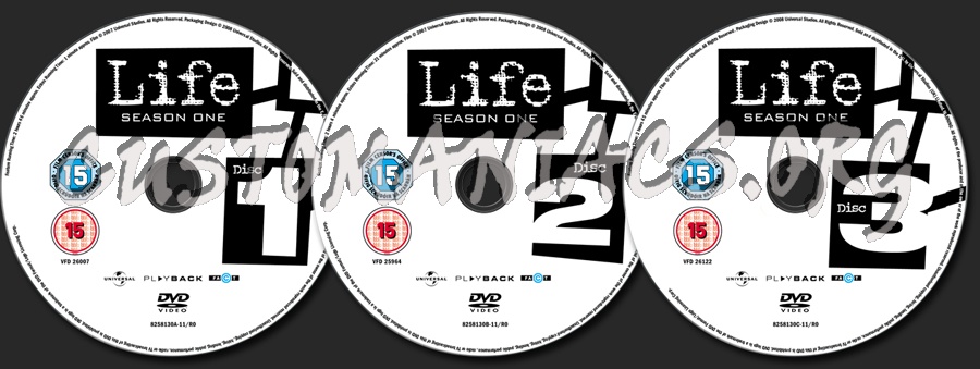 Life Season 1 dvd label