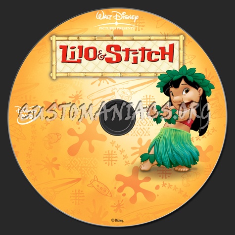 Lilo & Stitch dvd label