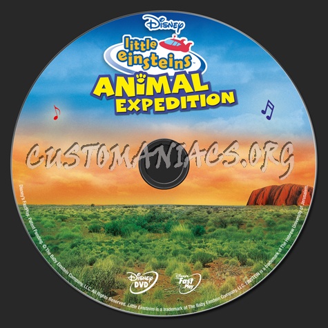 Little Einsteins Animal Expedition dvd label