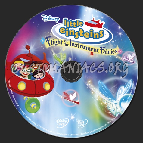 Little Einsteins Flight of the Instrument Fairies dvd label