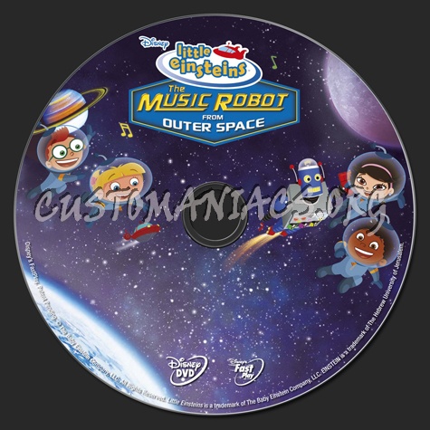 Little Einsteins The Music Robot from Outer Space dvd label