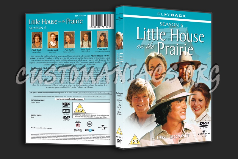 Little House on the Prairie Season 6 dvd cover