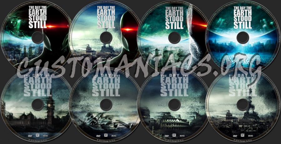 The Day the Earth Stood Still dvd label