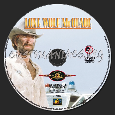 Lone Wolf McQuade dvd label