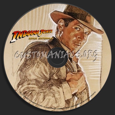 Indiana Jones - Raiders of the Lost Ark dvd label